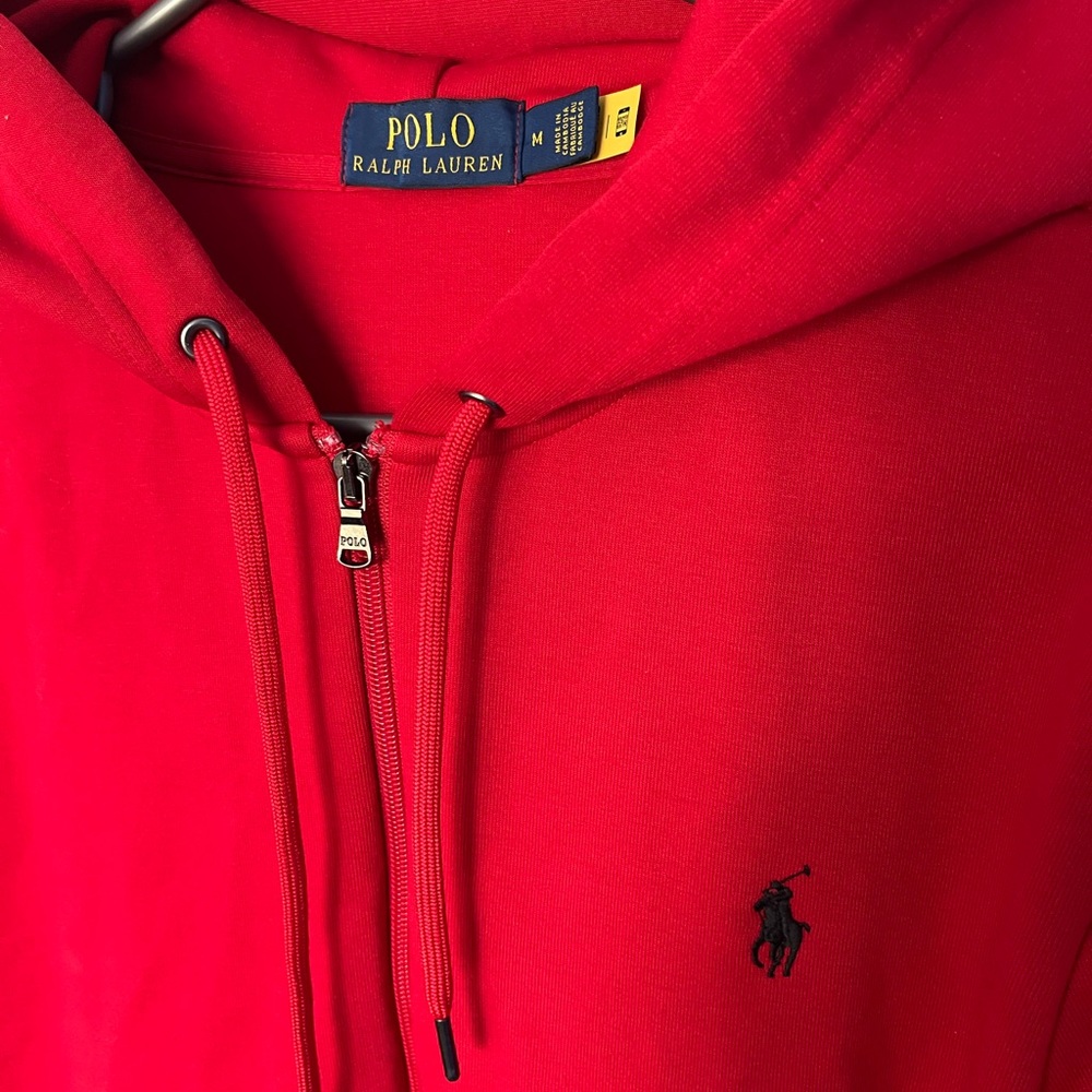 Red Ralph Lauren Polo Zip-Up
